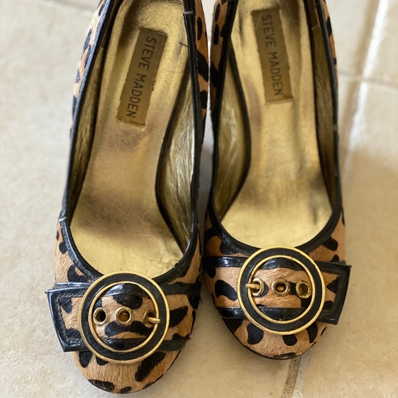 Steve Madden cheetah wedges - Picture 5 of 9